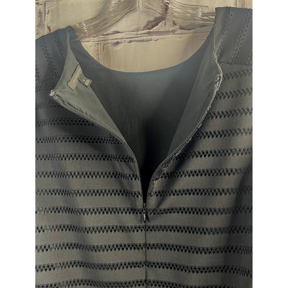 Banana Republic Black Peplum Blouse Top Women's SMALL Long Sleeve Lined Grunge - Picture 3 of 10